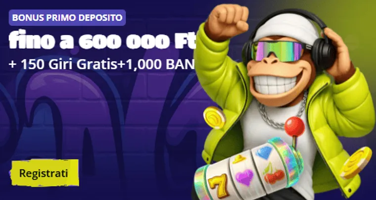 Bonus primo deposito fino 600000 ft 150 giri gratis