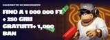 Fino a 1 000 000 ft 250 giri gratuiti 1000 ban